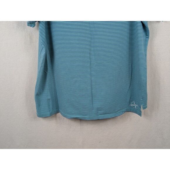 B. Draddy USA Tommy Striped Polo Shirt Green/Blue Men's Size Large - Picture 11 of 13